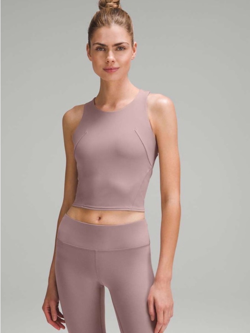 Lululemon Wunder Train Racerback Tank Top Size 4 Violet Verbena